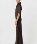 Camilla and Marc Sorrell Maxi Dress in Chocolate - 14 / Brown - Dresses