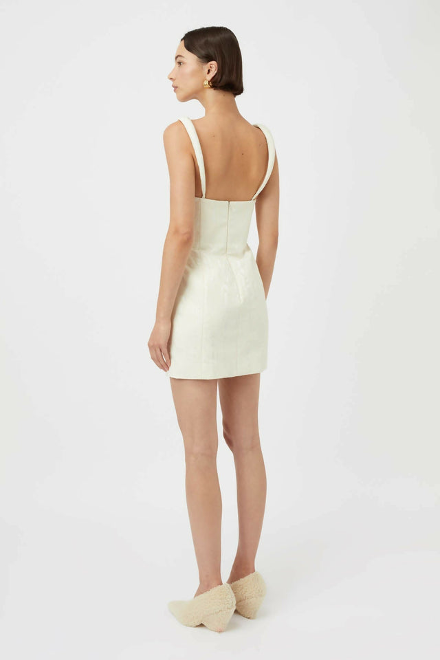 Camilla And Marc The Malla Mini Dress in Cream - Dresses