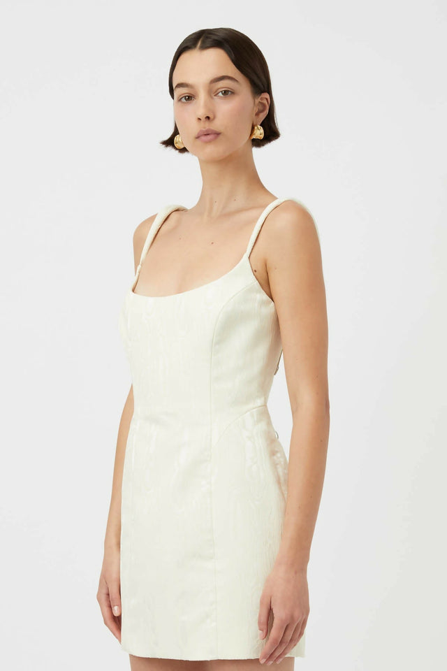 Camilla And Marc The Malla Mini Dress in Cream - Dresses