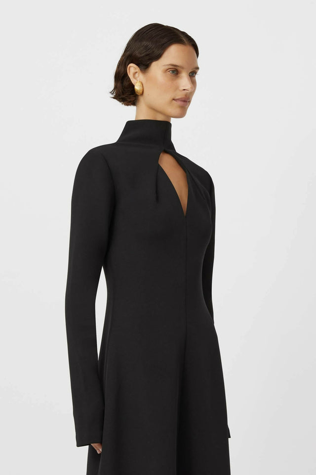 Camilla And Marc The Tenera Cocoon Maxi Dress in Black - Dresses