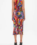 Camilla Bias Slip With Wide Strap in Radical Birth size L (AU 12-14) - 12 / Multi - Dresses