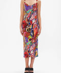 Camilla Bias Slip With Wide Strap in Radical Birth size L (AU 12-14) - 12 / Multi - Dresses