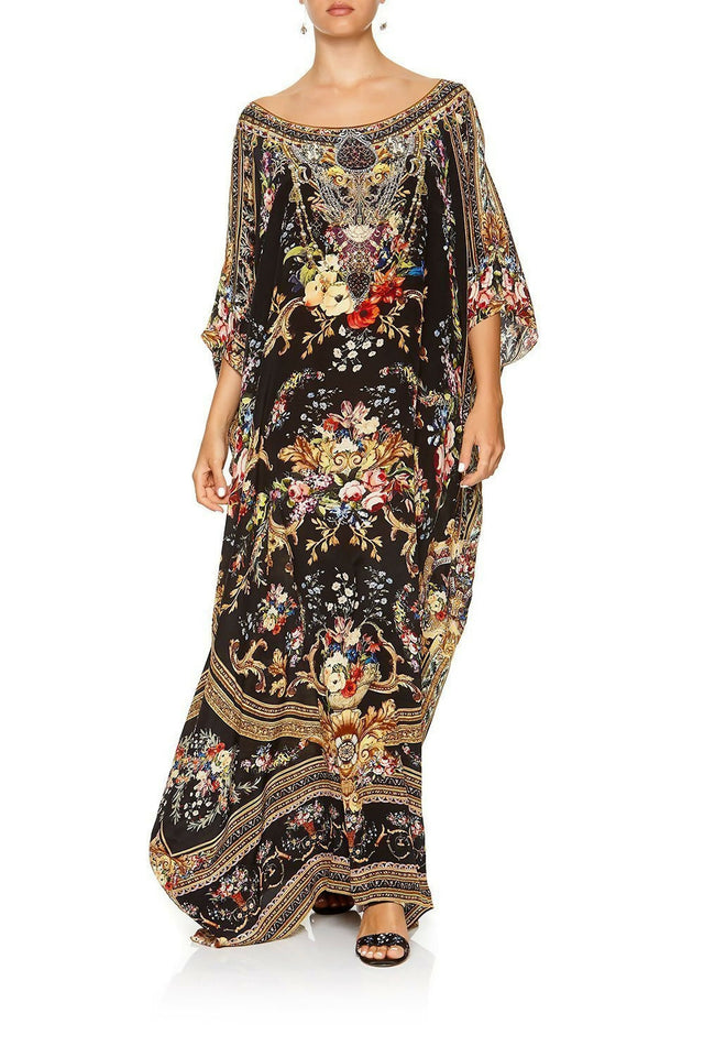 black_friend_in_flora_round_neck_kaftan_one_size_camilla