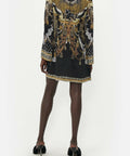 CAMILLA_00018980_LONG_SLEEVE_DEEP_V_SHORT_DRESS_RAVIN_RAVEN_3