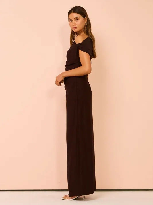 Camilla & Marc Annalise Maxi Dress Chocolate Brown