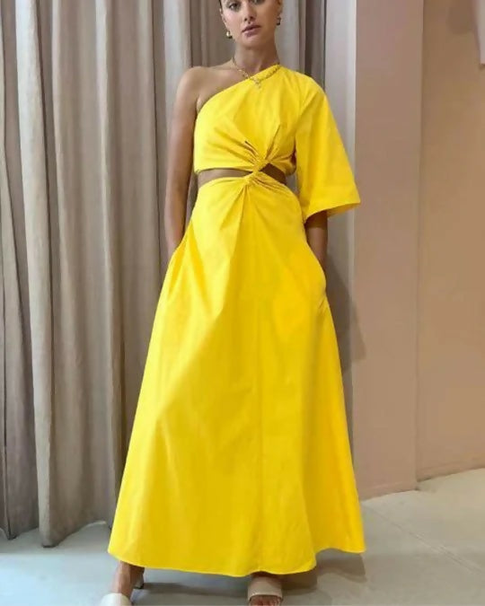 Camilla & Marc Wally Dress in Honey - 10 / Yellow - Dresses