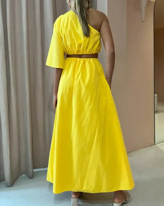 Camilla & Marc Wally Dress in Honey - 10 / Yellow - Dresses