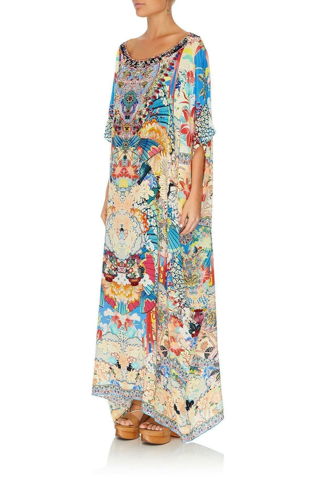 os_miso_in_love_round_neck_kaftan_one_size_blue
