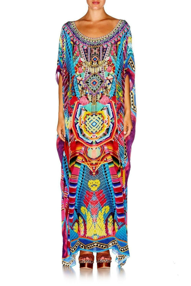Camilla Ms Mochilla Round Neck Kaftan One Size - Dresses
