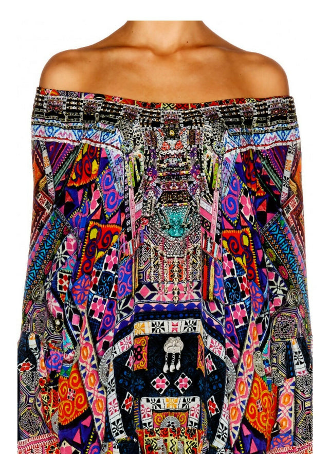 Camilla Patch Me Up A Line Frill Dress Size XS - 6 / Multi - Dresses