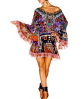 Camilla Patch Me Up A Line Frill Dress Size XS - 6 / Multi - Dresses