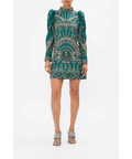 CAMILLA-00025448_PUFF_SLEEVE_HIGH_NECK_MINI_DRESS_A_VENICE_VEIL_1