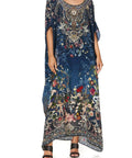 Camilla Round Neck Kaftan Dreams of Midsummer Dress Print One Size - Dresses