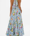 Camilla Ruffle Hem Halter - Wall to Wall Wonders - Multi / 12 - Dresses