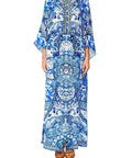 Camilla Split Pocket Dress Eternity’s Empire Blue Size L - 14 / Blue - Dresses