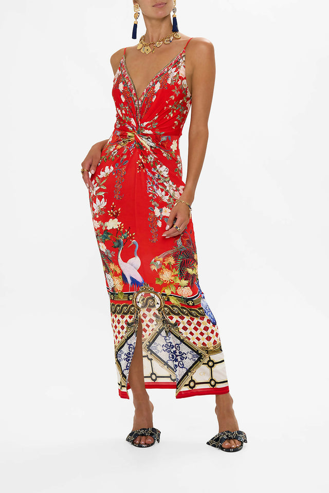 CAMILLA_00036121_STRAPPY_DRESS_WITH_TWIST_FRONT_LISBOA_LUXE_1