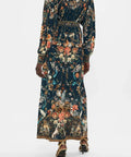 Camilla V Neck Waisted Jersey Dress AU 10 - 10 / Print - Dresses