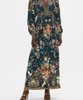 Camilla V Neck Waisted Jersey Dress AU 10 - 10 / Print - Dresses