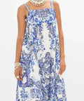 Camilla Wide Strap Sundress Print Size 12 - 12 / Print - Dresses