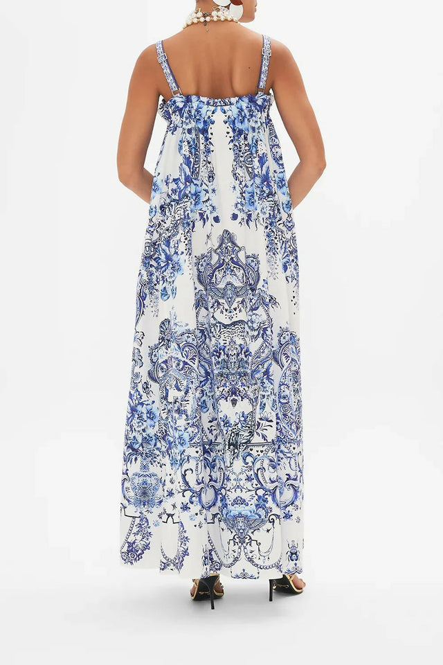 Camilla Wide Strap Sundress Print Size 12 - 12 / Print - Dresses
