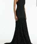 Carla Zampatti Black Nastro Strapless Gown - 6 / Black - Dresses