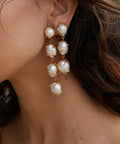 Christie Nicolaides - Christie Nicolaides Calliope Earrings Gold and Pearl