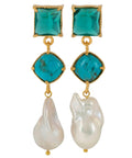 Christie Nicolaides - Christie Nicolaides Eliana Earrings Blue