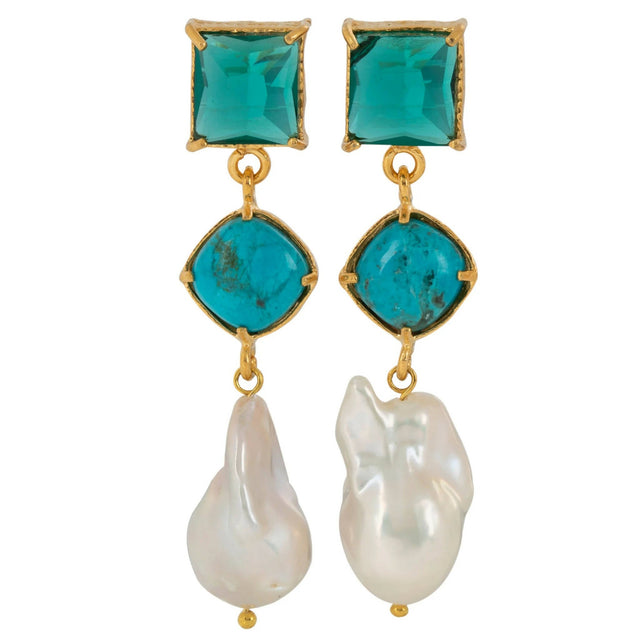 Christie Nicolaides - Christie Nicolaides Eliana Earrings Blue