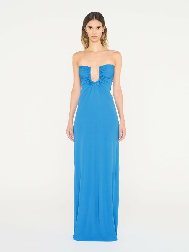 CHRISTOPHERESBER_23023345_ARCEDPALMSTRAPLESSDRESS_BOSTON_BLUE_01