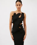 Christopher Esber Carina Interlinked Dress Black Size 6 8 - Dresses