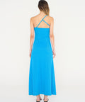 Christopher Esber Concave Stone Cami Dress in Boston Blue - Dresses