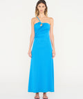 Christopher Esber Concave Stone Cami Dress in Boston Blue - Dresses