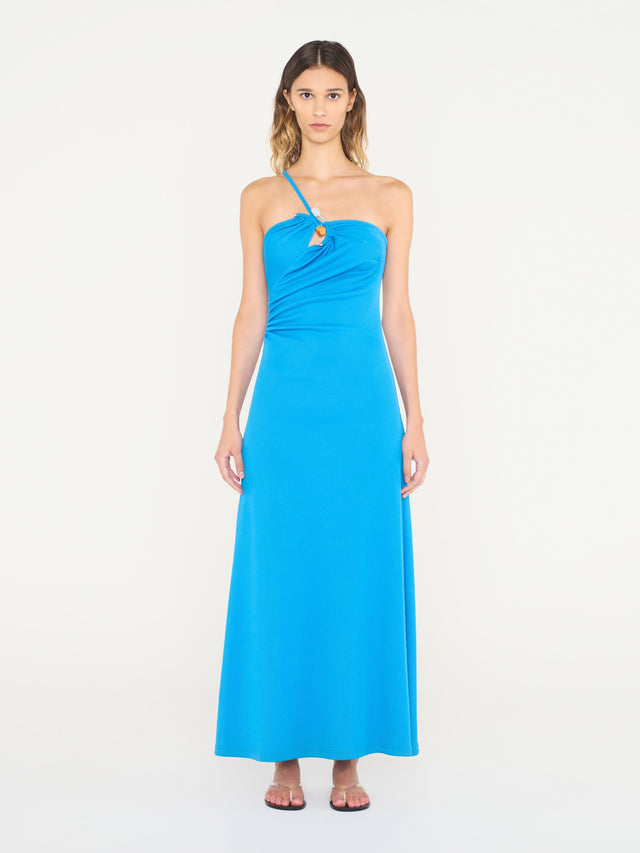 Christopher Esber Concave Stone Cami Dress in Boston Blue - Dresses