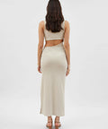 Christopher Esber Folia Float Buckle Dress - 6 / Cream - Dresses