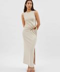 Christopher Esber Folia Float Buckle Dress - 6 / Cream - Dresses