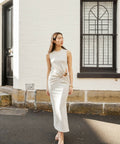 Christopher Esber Folia Float Buckle Dress - 6 / Cream - Dresses