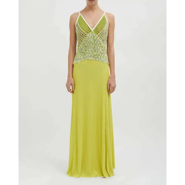 Christopher Esber Grafted Duo Cami Gown Yellow Size S - 8 / Yellow - Dresses
