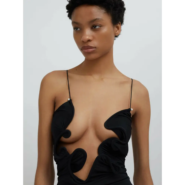 Christopher Esber Molded Venus Dress Black Size 6 - 6 / Black - Dresses