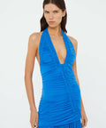Christopher Esber Orion Gown - 6 / Blue - Dresses