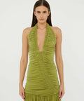 Christopher Esber Orion Gown - 8 / Green - Dresses