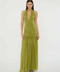 Christopher Esber Orion Gown - 8 / Green - Dresses