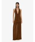 Christopher Esber Orion Gown in Russet - Dresses