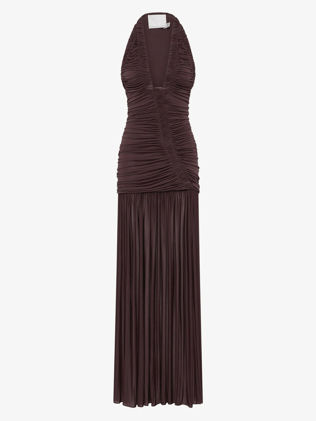 Christopher Esber Orion Gown Malbec - Dresses