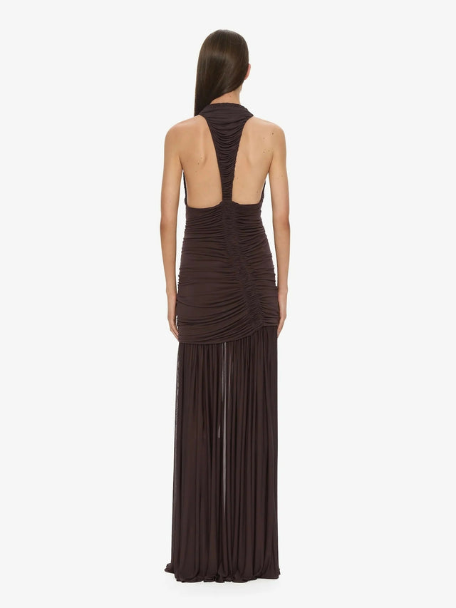 Christopher Esber Orion Gown Malbec - Dresses