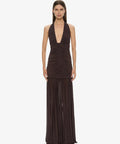 Christopher Esber Orion Gown Malbec - Dresses