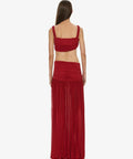 Christopher Esber Orion Seperation Gown - 8 / Red - Dresses
