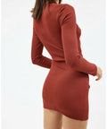 ruched_column_long_sleeve_mini_dress_christopher_esber_au_8