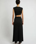 Christopher Esber Ruched Quartz Abacus Dress Black Size 10 - 10 / Black - Dresses