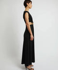 Christopher Esber Ruched Quartz Abacus Dress Black Size 10 - 10 / Black - Dresses