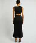 Christopher Esber Serpentine Crystal Stone Tank Dress Black Size 6 / XS - 6 / Black - Dresses